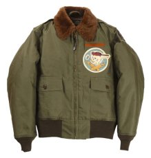 画像1: BUZZ RICKSON'S [JACKET, FLYING, INTERMEDIATE "TYPE B-10" ROUGH WEAR CLOTHING CO. 587th BOMB.SQ. "BRIDGE BUSTERS" size.38] (1)