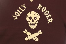 画像6: FREEWHEELERS & CO. ["USAAF 90TH BG 320TH BSQ JOLLY ROGER" ATHLETIC SWEAT SHIRT #2434011 OLD BROWN×DRY BEIGE size.42] (6)