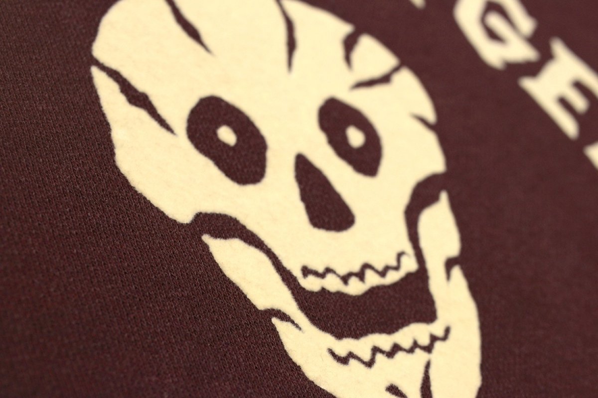 画像7: FREEWHEELERS & CO. ["USAAF 90TH BG 320TH BSQ JOLLY ROGER" ATHLETIC SWEAT SHIRT #2434011 OLD BROWN×DRY BEIGE size.42] (7)