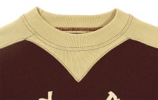 画像3: FREEWHEELERS & CO. ["USAAF 90TH BG 320TH BSQ JOLLY ROGER" ATHLETIC SWEAT SHIRT #2434011 OLD BROWN×DRY BEIGE size.42] (3)