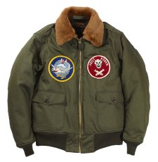 画像1: FREEWHEELERS & CO. ["V8 FLAT OUT" HOT RODDER CUSTOM on USAAF 90TH BG 320TH BSQ TYPE B-10 #2431011 DARK OLIVE size.38,40] (1)