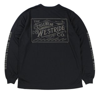 WESTRIDE -POWER DRY LONG TEE-1: WRCO- BLK