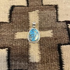 画像1: Navajo Lyle Piaso "Top (Kingman Turquoise)" (1)