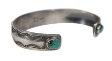 画像6: Navajo #2502 Fritson Toledo "Bangle (Pilot Mountain Turquoise)" (6)