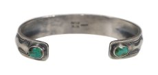 画像4: Navajo #2502 Fritson Toledo "Bangle (Pilot Mountain Turquoise)" (4)