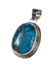 画像3: Navajo #2505 Lyle Piaso "Top (Kingman Turquoise)" (3)