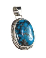 画像2: Navajo #2505 Lyle Piaso "Top (Kingman Turquoise)" (2)