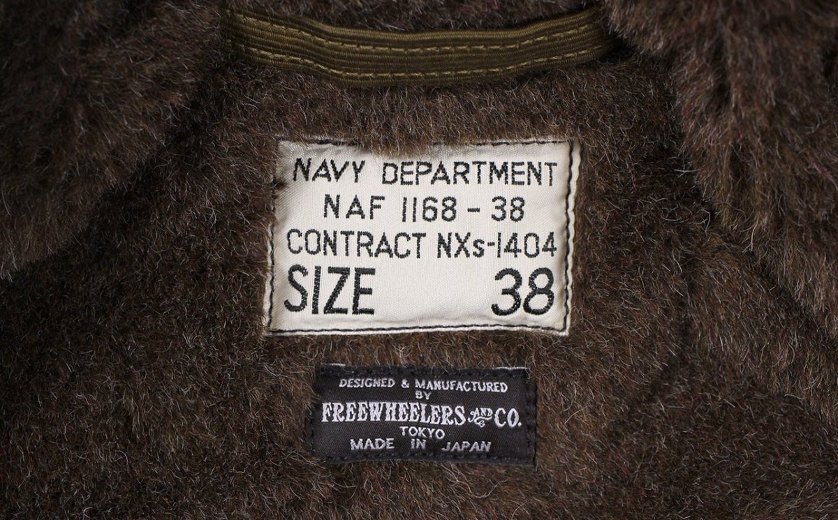 画像6: FREEWHEELERS & CO. [1944 U.S.M.C. Marine Scout Bombing SQ932 "TEUFELHUND" TYPE N-1 #2531002 DARK KHAKI BEIGE size.42,44] (6)