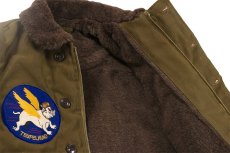 画像4: FREEWHEELERS & CO. [1944 U.S.M.C. Marine Scout Bombing SQ932 "TEUFELHUND" TYPE N-1 #2531002 DARK KHAKI BEIGE size.42,44] (4)