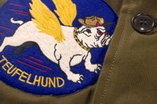 画像9: FREEWHEELERS & CO. [1944 U.S.M.C. Marine Scout Bombing SQ932 "TEUFELHUND" TYPE N-1 #2531002 DARK KHAKI BEIGE size.42,44] (9)