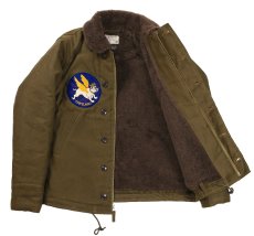 画像3: FREEWHEELERS & CO. [1944 U.S.M.C. Marine Scout Bombing SQ932 "TEUFELHUND" TYPE N-1 #2531002 DARK KHAKI BEIGE size.42,44] (3)
