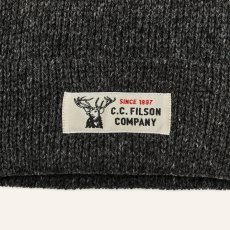 画像2: FILSON [-LINED RAGG WOOL BEANIE- CHARCOAL BLACK] (2)