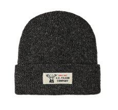 画像1: FILSON [-LINED RAGG WOOL BEANIE- CHARCOAL BLACK] (1)