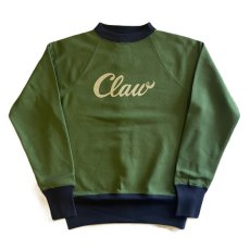 画像1: FREEWHEELERS & CO. ["THE LURE WITH THE CLAW" RAGLAN SLEEVE SWEAT SHIRT #2534002 YELLOW GREEN×OLD NAVY size.38,40,42] (1)