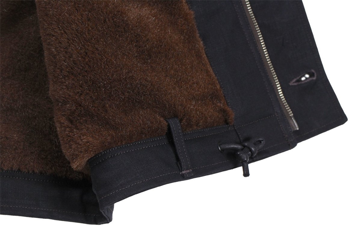 画像6: FREEWHEELERS & CO. ["KNUCKLE BONES" on "AAF 90thBG 400thBSQ" CIVILIAN DECK JACKET #2531004 DARK NAVY size.38,40,42,44] (6)