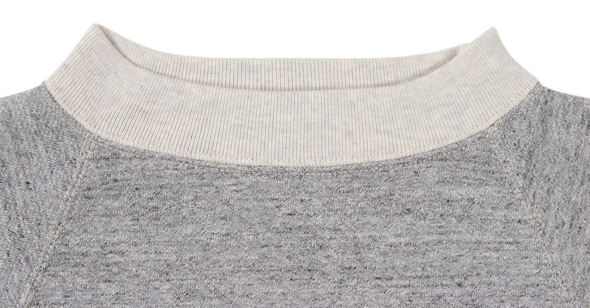 画像3: FREEWHEELERS & CO. ["THE LURE WITH THE CLAW" RAGLAN SLEEVE SWEAT SHIRT #2534001 MIX GRAY×OATMEAL size.38,40] (3)