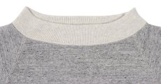 画像3: FREEWHEELERS & CO. ["THE LURE WITH THE CLAW" RAGLAN SLEEVE SWEAT SHIRT #2534001 MIX GRAY×OATMEAL size.38,40] (3)