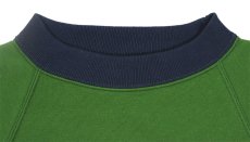 画像3: FREEWHEELERS & CO. ["THE LURE WITH THE CLAW" RAGLAN SLEEVE SWEAT SHIRT #2534002 YELLOW GREEN×OLD NAVY size.38,40] (3)