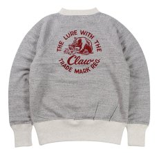 画像2: FREEWHEELERS & CO. ["THE LURE WITH THE CLAW" RAGLAN SLEEVE SWEAT SHIRT #2534001 MIX GRAY×OATMEAL size.38,40] (2)