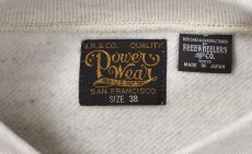画像4: FREEWHEELERS & CO. ["THE LURE WITH THE CLAW" RAGLAN SLEEVE SWEAT SHIRT #2534001 MIX GRAY×OATMEAL size.38,40] (4)