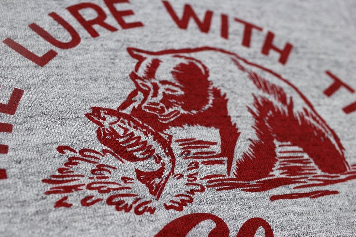 画像9: FREEWHEELERS & CO. ["THE LURE WITH THE CLAW" RAGLAN SLEEVE SWEAT SHIRT #2534001 MIX GRAY×OATMEAL size.38,40] (9)