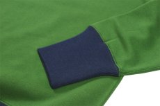 画像10: FREEWHEELERS & CO. ["THE LURE WITH THE CLAW" RAGLAN SLEEVE SWEAT SHIRT #2534002 YELLOW GREEN×OLD NAVY size.38,40] (10)