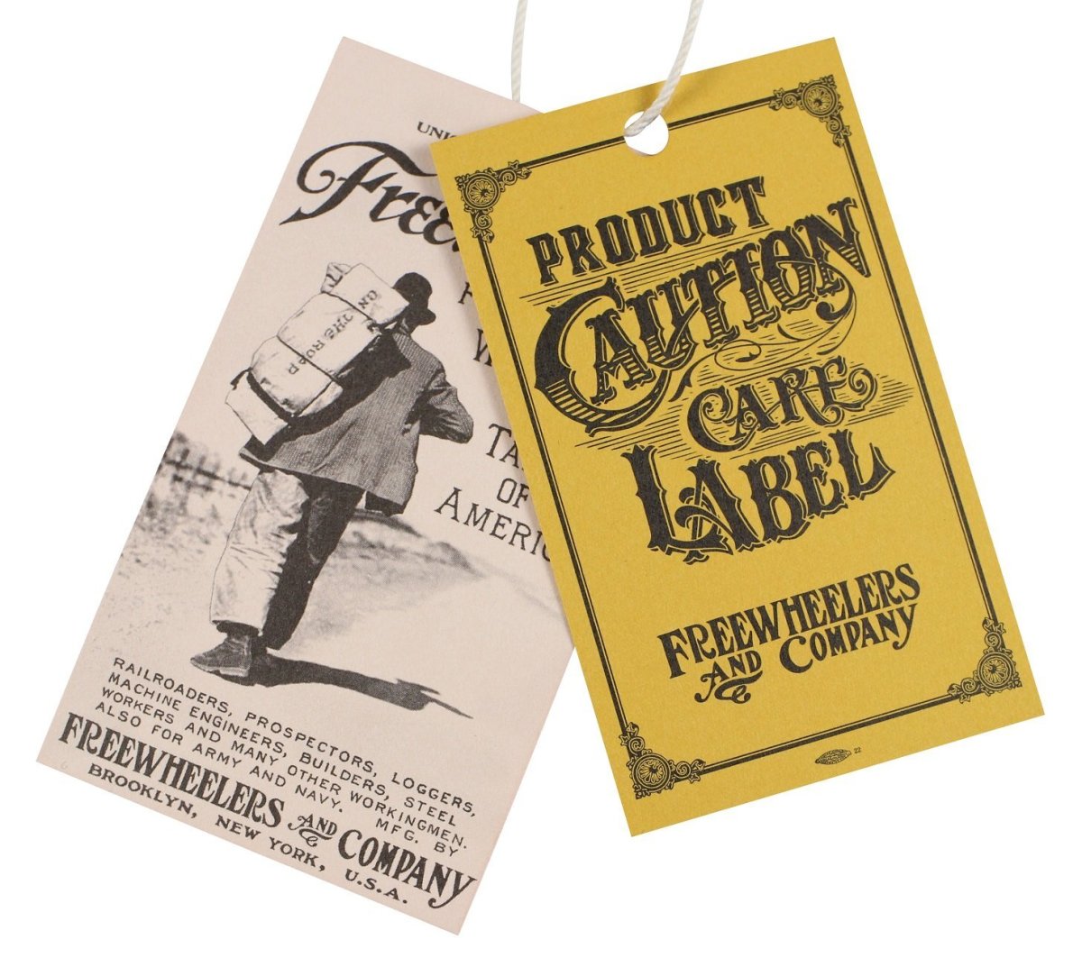 画像12: FREEWHEELERS & CO. ["THE LURE WITH THE CLAW" RAGLAN SLEEVE SWEAT SHIRT #2534001 MIX GRAY×OATMEAL size.38,40] (12)