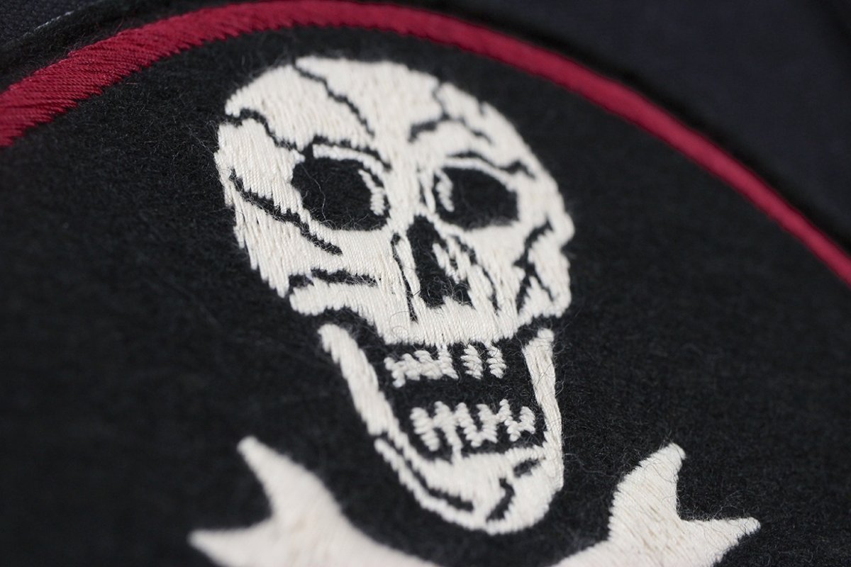 画像7: FREEWHEELERS & CO. ["KNUCKLE BONES" on "AAF 90thBG 400thBSQ" CIVILIAN DECK JACKET #2531004 DARK NAVY size.38,40,42,44] (7)