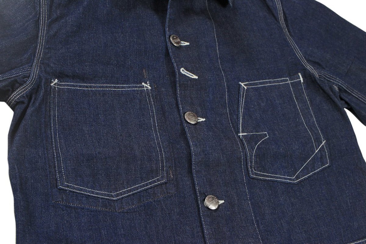 画像8: FREEWHEELERS & CO. 【予約商品/4月頃〜再入荷予定】["Lot 100 DENIM JACKET" THE IRONALL FACTORIES CO. #2611001 10oz INDIGO DENIM size.36,38,40,42,44] (8)