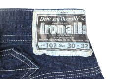 画像9: FREEWHEELERS & CO.【予約商品/6月頃〜再入荷予定】 ["Lot 102 DENIM OVERALLS" THE IRONALL FACTORIES CO. #2612002 10oz INDIGO DENIM w.30,32,34,36] (9)