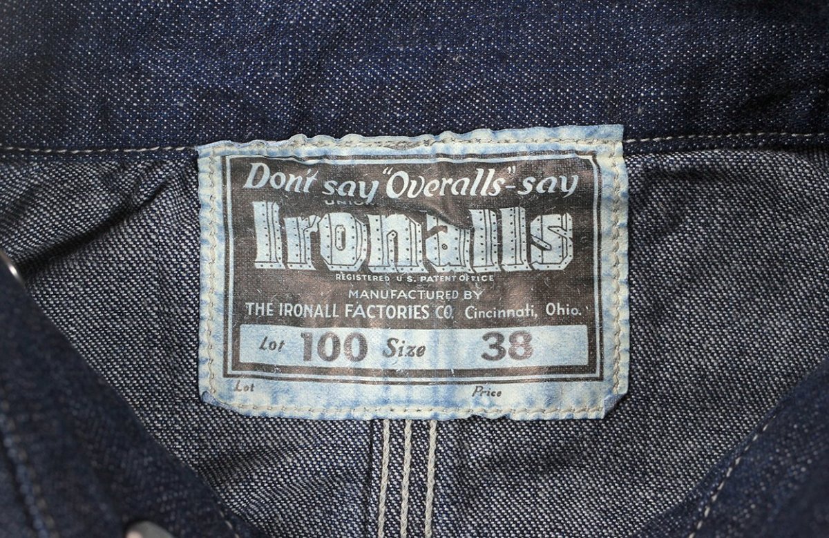 画像4: FREEWHEELERS & CO. 【予約商品/4月頃〜再入荷予定】["Lot 100 DENIM JACKET" THE IRONALL FACTORIES CO. #2611001 10oz INDIGO DENIM size.36,38,40,42,44] (4)