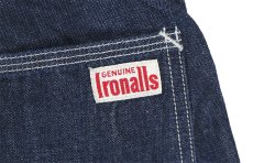 画像10: FREEWHEELERS & CO.【予約商品/6月頃〜再入荷予定】 ["Lot 102 DENIM OVERALLS" THE IRONALL FACTORIES CO. #2612002 10oz INDIGO DENIM w.30,32,34,36] (10)