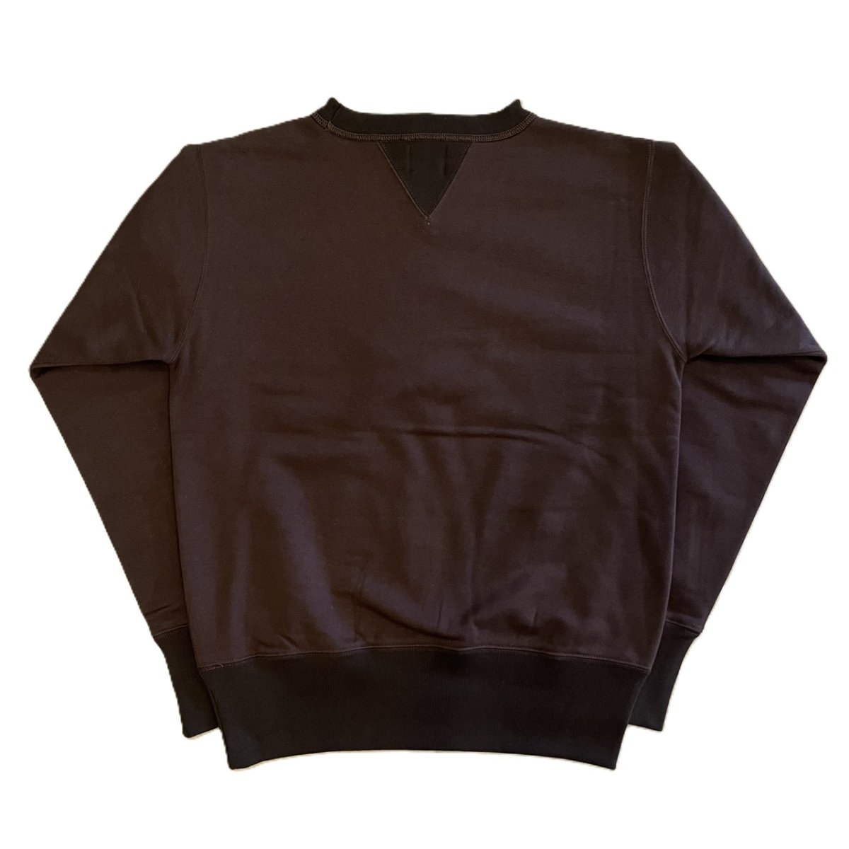 画像2: FREEWHEELERS & CO. ["Devil Dog" DOUBLE V SWEAT SHIRT #2534003 CHARCOAL BLACK×SOOT BLACK size.38,40,42,44,46] (2)