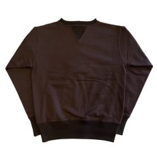 画像2: FREEWHEELERS & CO. ["Devil Dog" DOUBLE V SWEAT SHIRT #2534003 CHARCOAL BLACK×SOOT BLACK size.38,40,42,44,46] (2)
