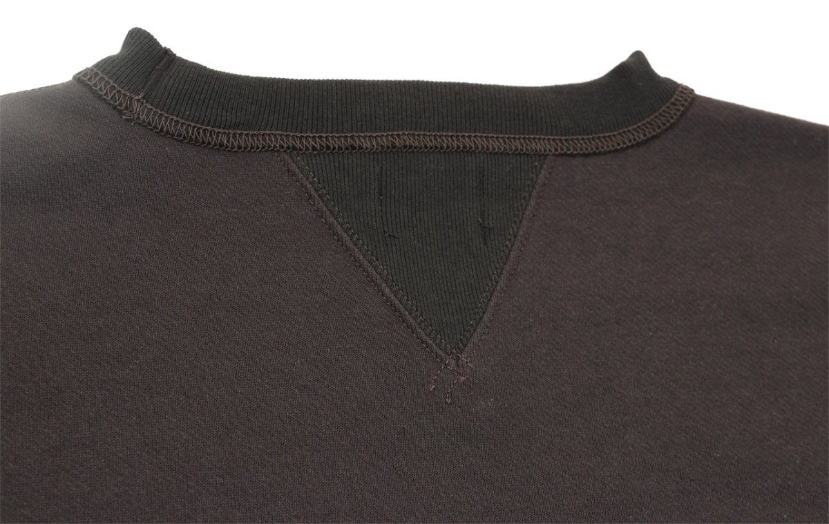 画像8: FREEWHEELERS & CO. ["Devil Dog" DOUBLE V SWEAT SHIRT #2534003 CHARCOAL BLACK×SOOT BLACK size.38,40,42] (8)