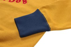 画像8: FREEWHEELERS & CO. ["Devil Dog" DOUBLE V SWEAT SHIRT #2534003 OLD GOLD×DEEP BLUEBERRY size.40,42,44] (8)