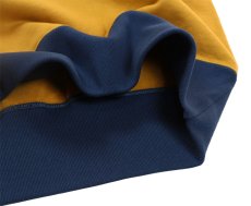 画像9: FREEWHEELERS & CO. ["Devil Dog" DOUBLE V SWEAT SHIRT #2534003 OLD GOLD×DEEP BLUEBERRY size.40,42,44] (9)
