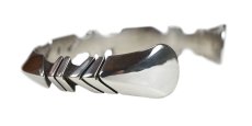 画像5: Navajo #2519 Jasper Nelson "Cut Out Triangle Bangle" (5)