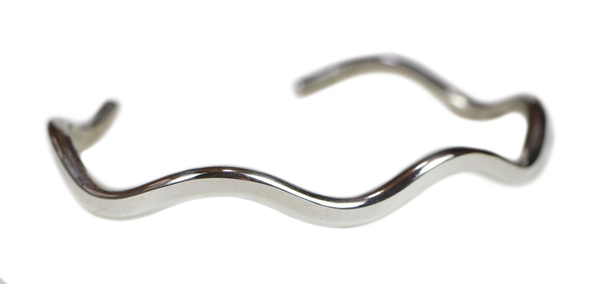 画像2: Navajo #2526 "Wave Bangle" (2)