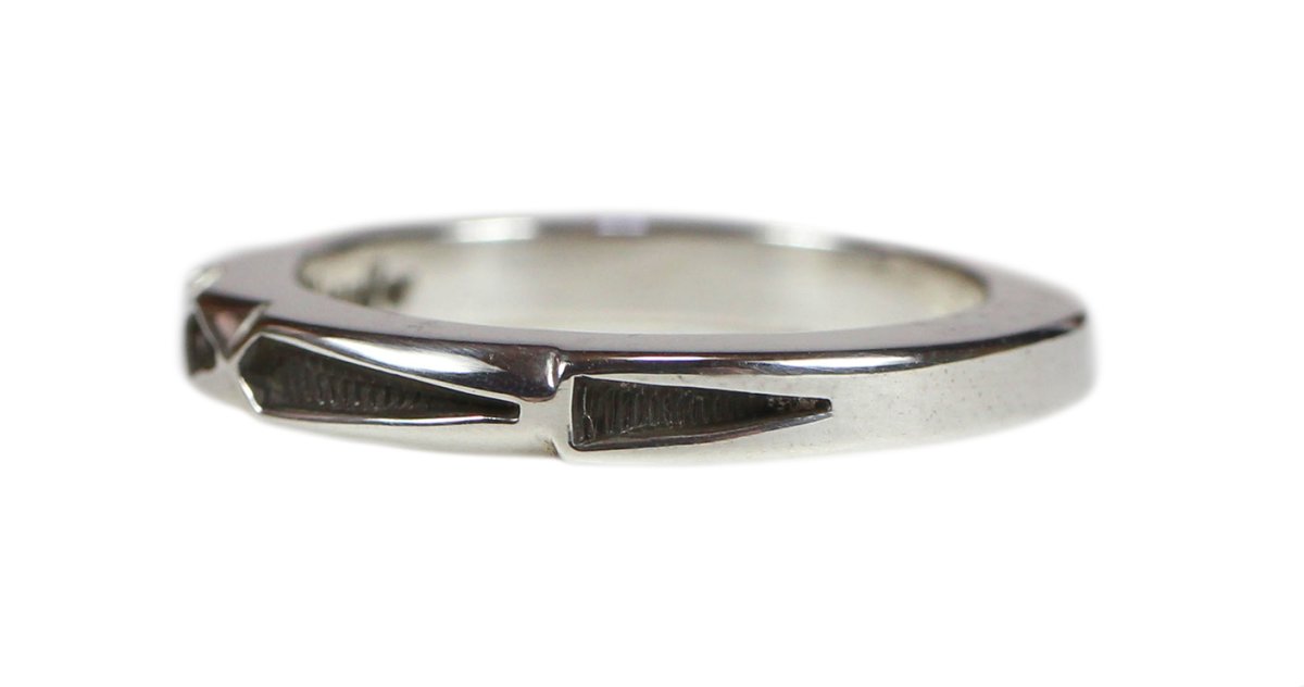 画像5: Navajo #2524 Jennifer Curtis "Square wire Ring" (5)