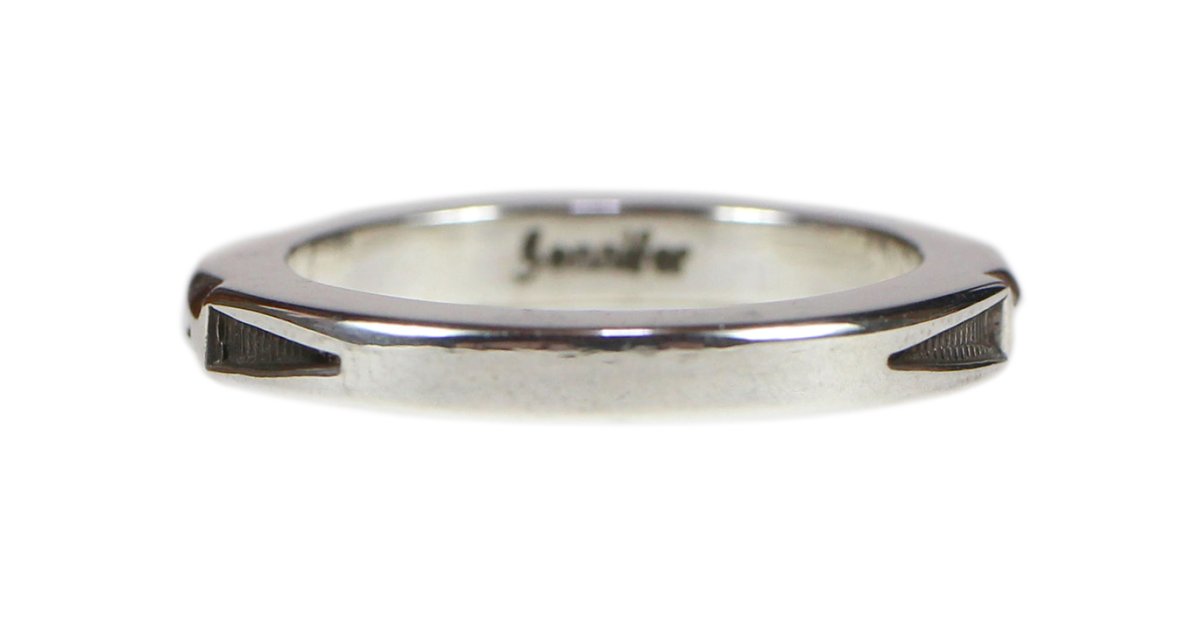 画像4: Navajo #2524 Jennifer Curtis "Square wire Ring" (4)