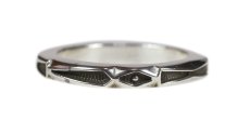 画像2: Navajo #2524 Jennifer Curtis "Square wire Ring" (2)