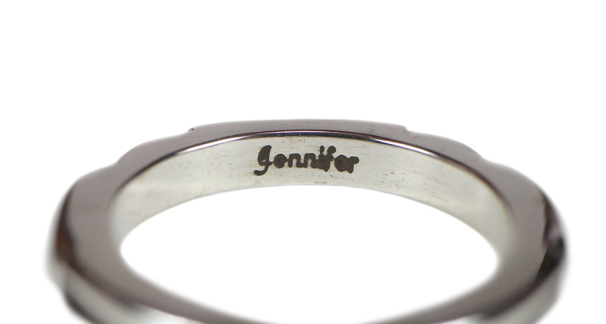 画像7: Navajo #2524 Jennifer Curtis "Square wire Ring" (7)