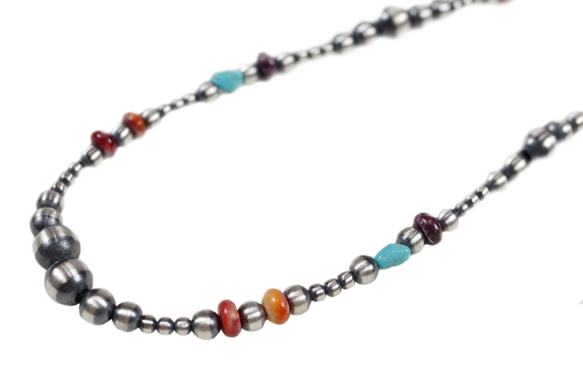 画像3: Navajo #2522 Theresa Belone "Navajo Pearl Beads Necklace" (3)