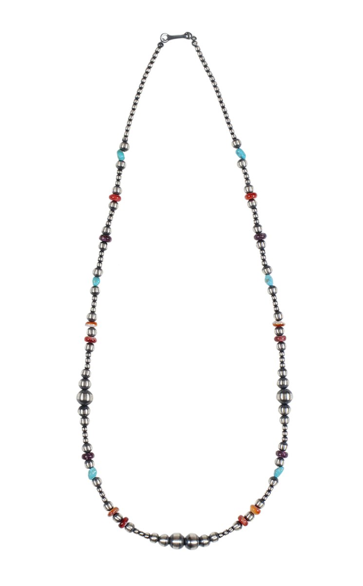 画像1: Navajo #2522 Theresa Belone "Navajo Pearl Beads Necklace" (1)