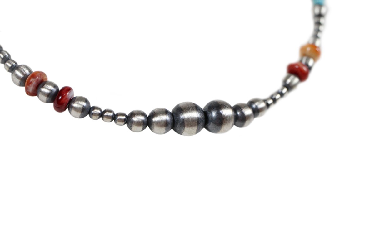 画像2: Navajo #2522 Theresa Belone "Navajo Pearl Beads Necklace" (2)