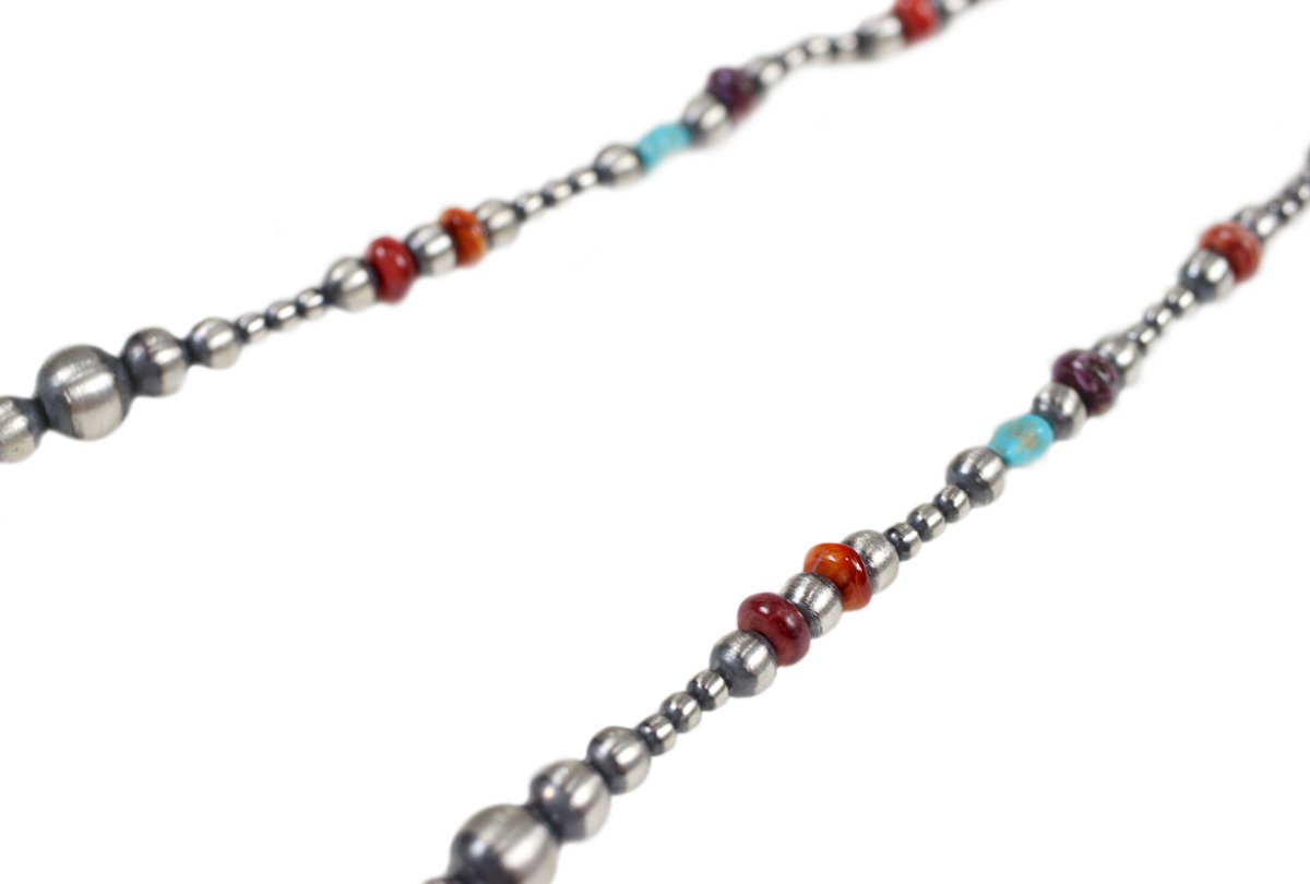 画像3: Navajo #2522 Theresa Belone "Navajo Pearl Beads Necklace" 55cm (3)