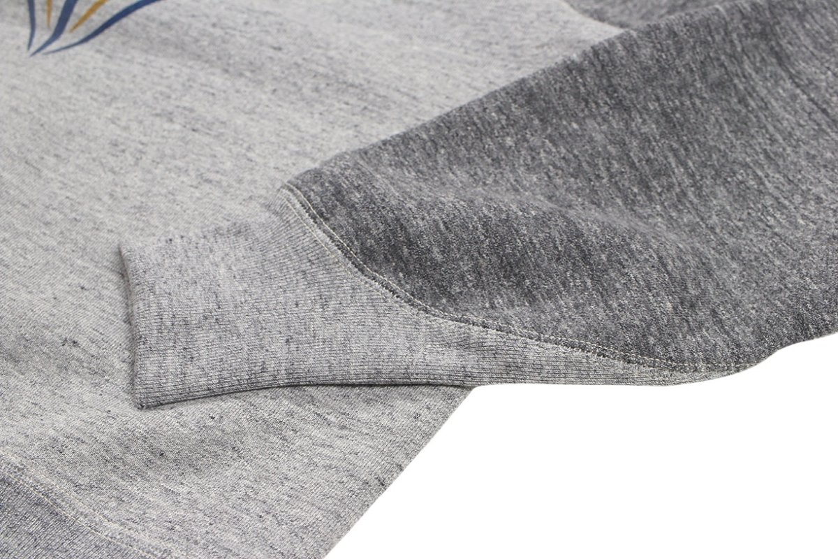 画像11: FREEWHEELERS & CO. ["HARPER HOT IRONS V8" FREEDOM SLEEVE DOUBLE V SWEAT SHIRT #2534006 MIX GRAY×GRAINED CHARCOAL GRAY size.38] (11)