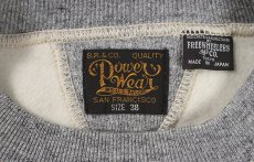 画像4: FREEWHEELERS & CO. ["HARPER HOT IRONS V8" FREEDOM SLEEVE DOUBLE V SWEAT SHIRT #2534006 MIX GRAY×GRAINED CHARCOAL GRAY size.38] (4)