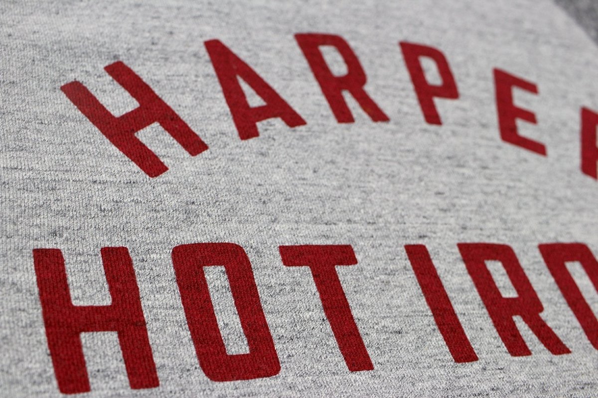 画像9: FREEWHEELERS & CO. ["HARPER HOT IRONS V8" FREEDOM SLEEVE DOUBLE V SWEAT SHIRT #2534006 MIX GRAY×GRAINED CHARCOAL GRAY size.38] (9)